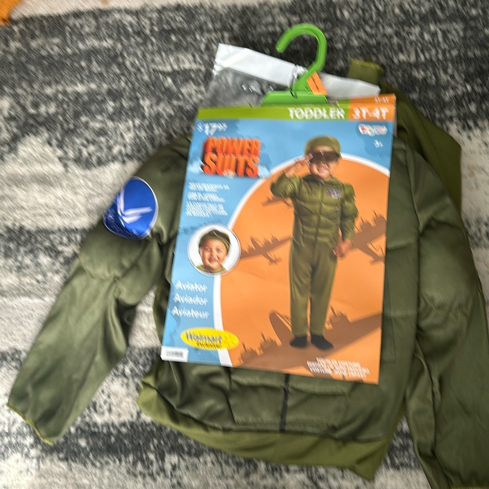 Disguise new costume power suits aviator toddler 3t 4t